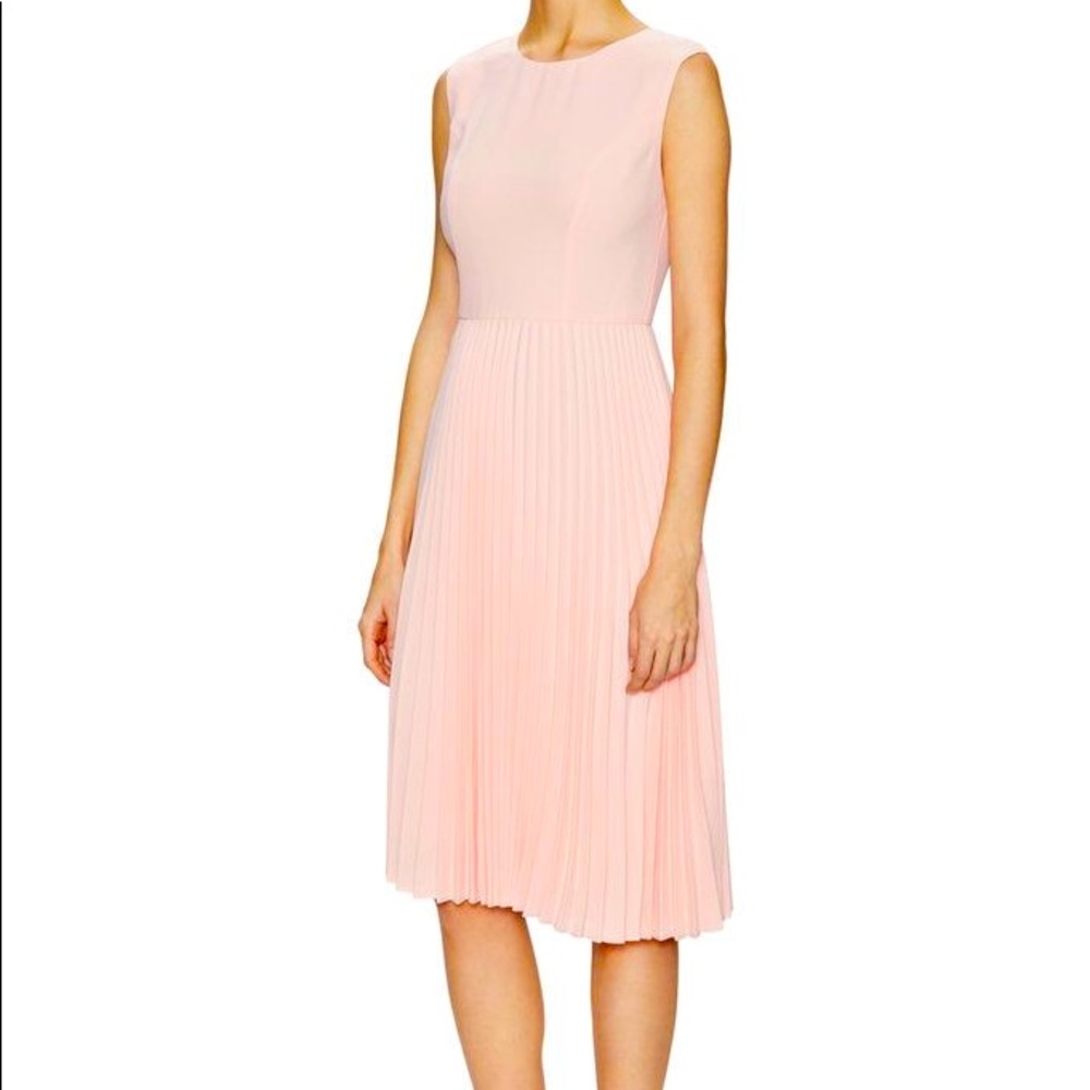 New Baby blue pleated dress